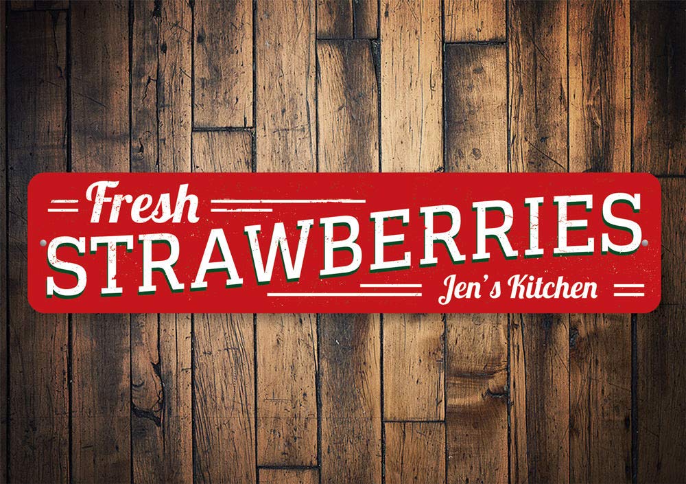 Custom Strawberry Kitchen Sign - 6