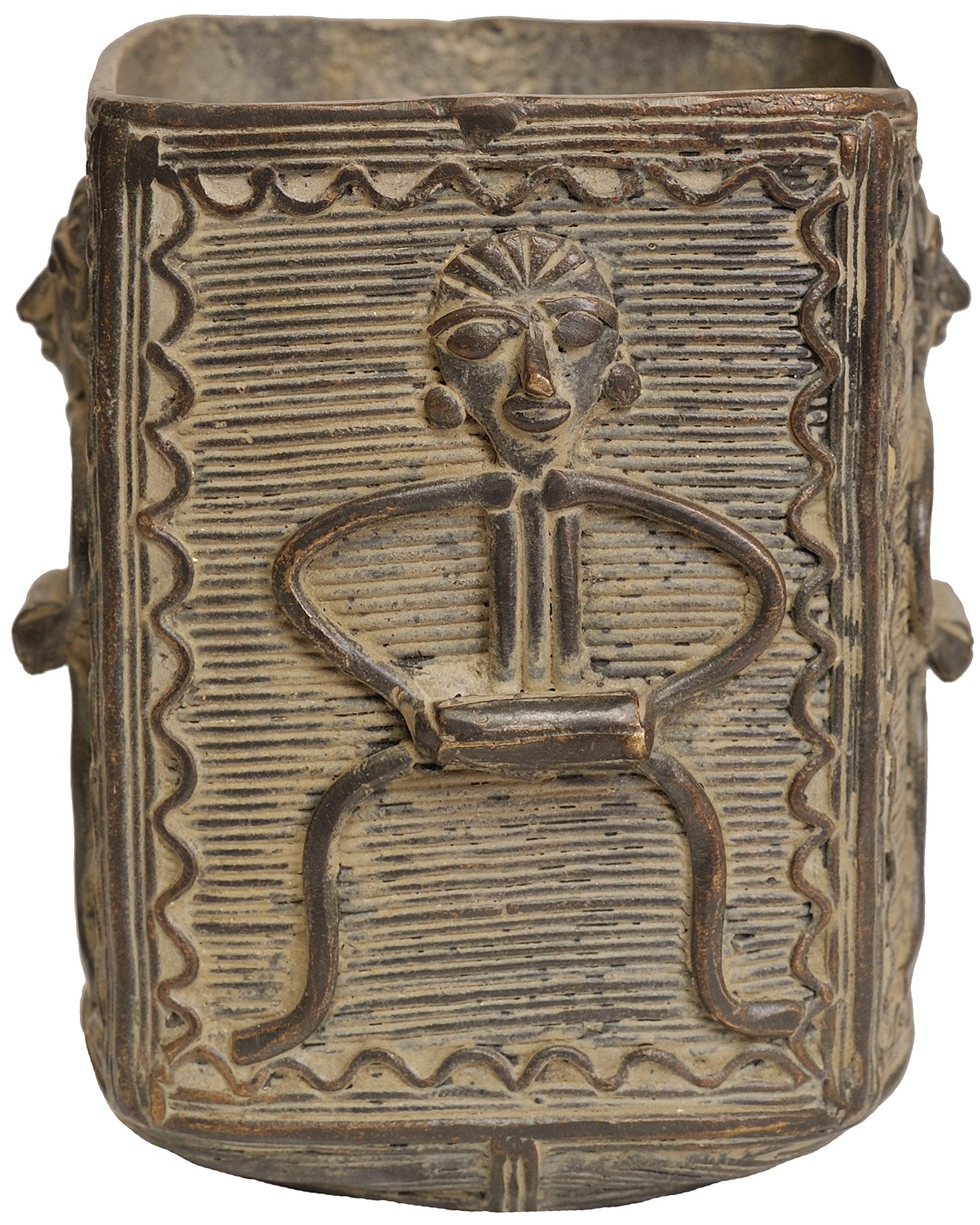 Handmade Tribal Pen Holder from Bastar - Unique Wooden Desk Organizer for Office & Home Decor | Perfect Gift for Writers & Professionals