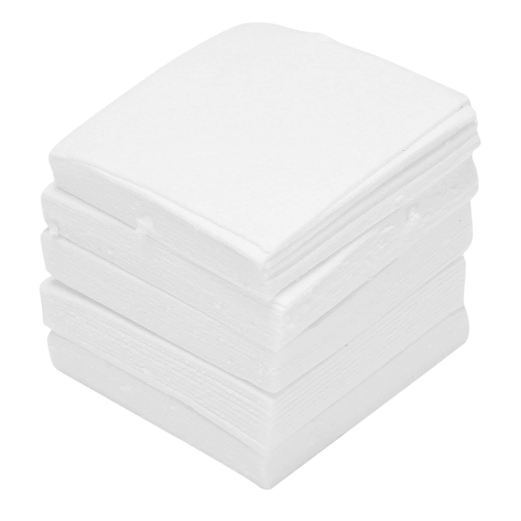 50 Sheets Ceramic Fiber Square Microwave Kiln Paper - High Temp Resistant Glass Fusing Sheets for DIY Jewelry, Pottery & Art Projects - Perfect for Home Kiln, Microwave Sintering & Crafting