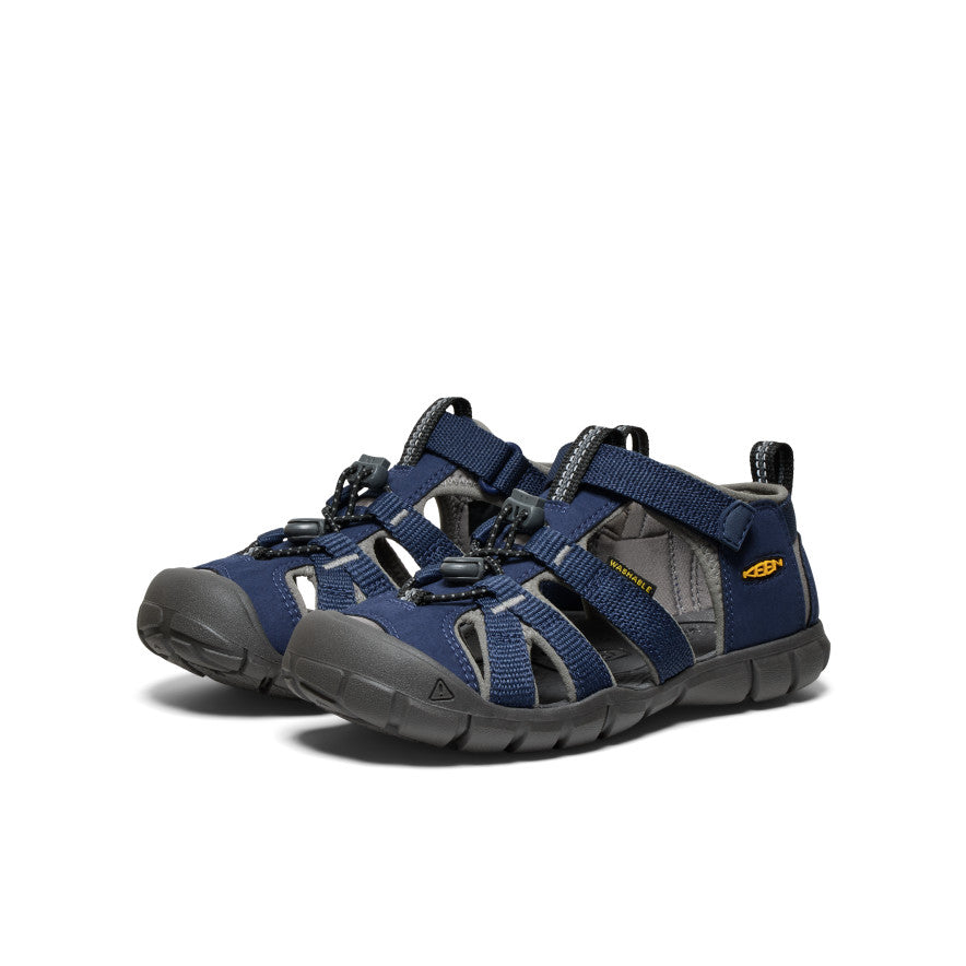 Big Kids' Seacamp II CNX Waterproof Sneakers | Navy Academy Style & Drizzle Protection - Perfect for School, Outdoor Activities & Rainy Days