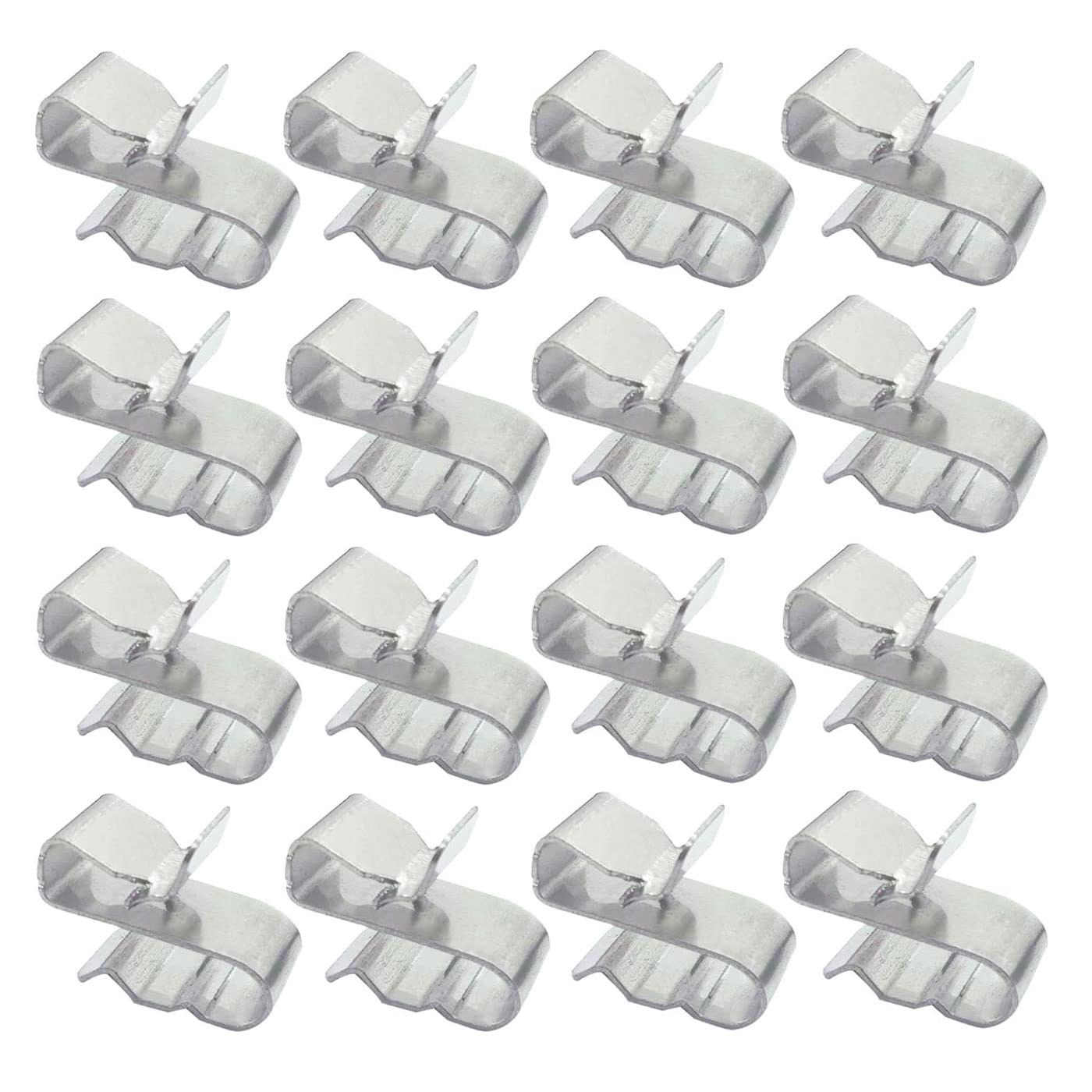 20mm Stainless Steel Cable Clips (50 Pack) - Secure Wires for Frames & DIY