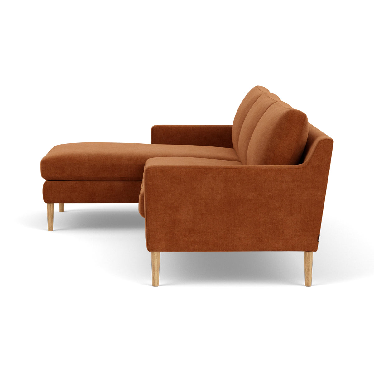 Astha Fabric Left Chaise Sofa - Modern L-Shaped Sectional Couch with Reversible Design for Living Room, Lounge & Home Theater Comfort