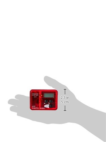 Sper Scientific 810045 Visual & Audible Continuous Alarm Timer - 3 Inch Height - Perfect for Lab Experiments, Cooking, Classroom & Productivity Tasks
