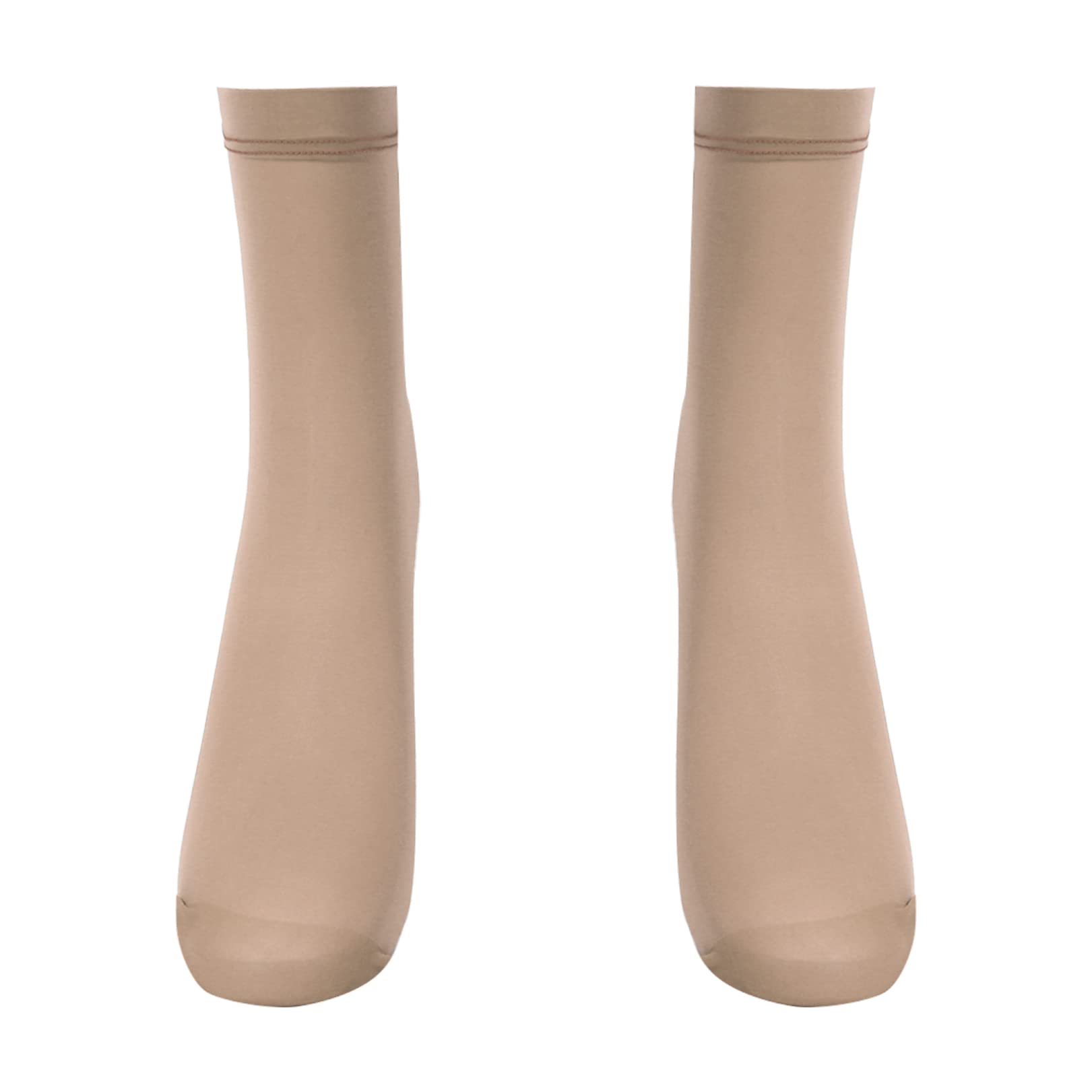 FEESHOW Women's Silky Knee High Socks - Thin Comfortable Uniform Socks for School, Cosplay & Daily Wear - Perfect for JK Fashion, Office & Casual Outfits