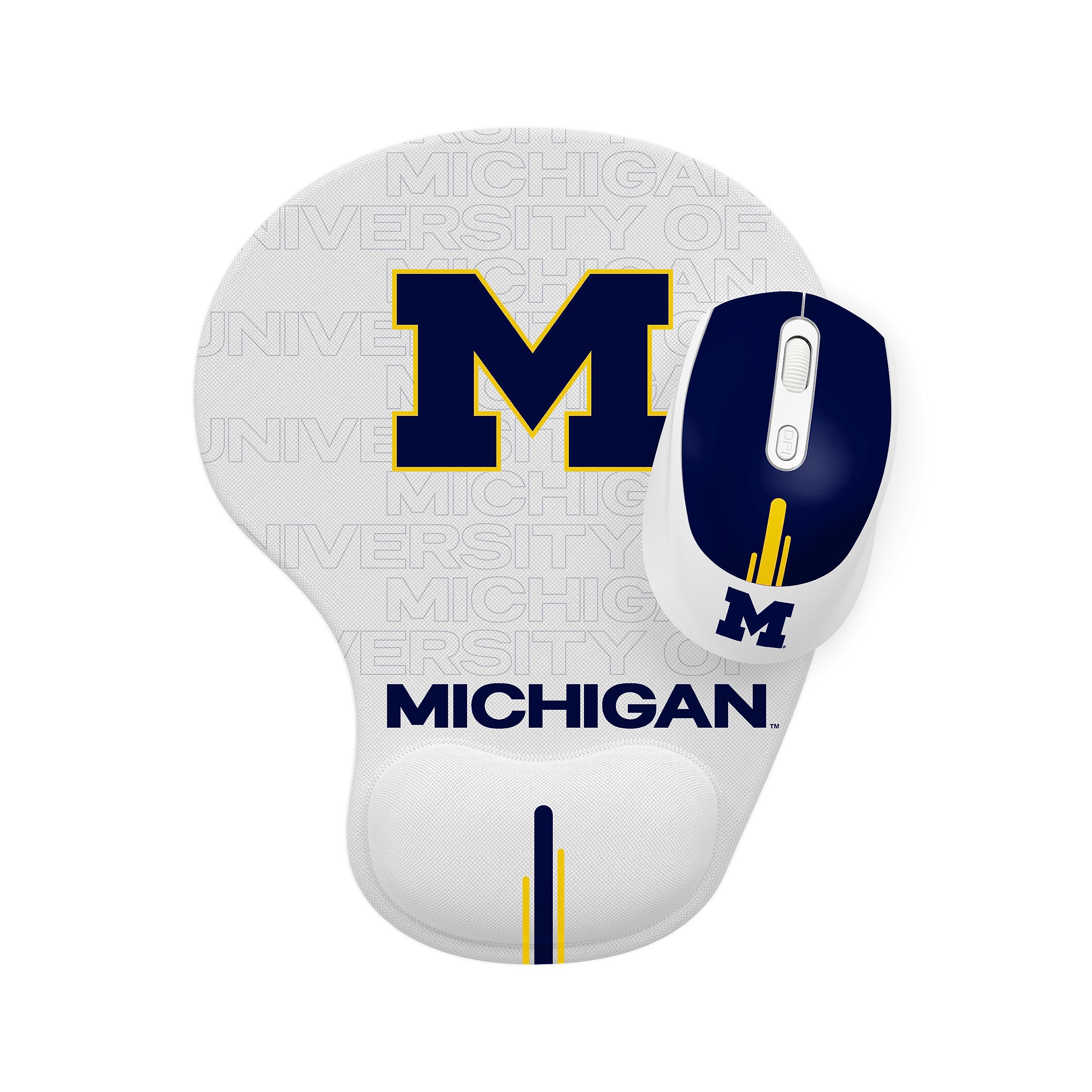 SOAR NCAA Unisex Wireless Mouse with Mouse Pad - Ergonomic Bluetooth Gaming Mouse for Laptop, PC, Mac - Perfect for College Students, Gamers & Office Work