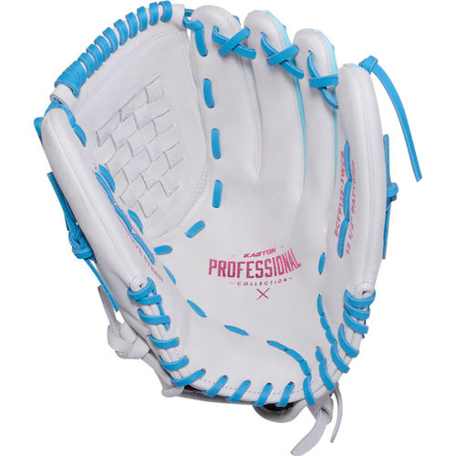 Easton Professional Collection Color Splash Fastpitch Softball Gloves 12.5 Inch - PCFP125 3WCBP for Women & Girls - Perfect for Fastpitch Games, Training & Practice