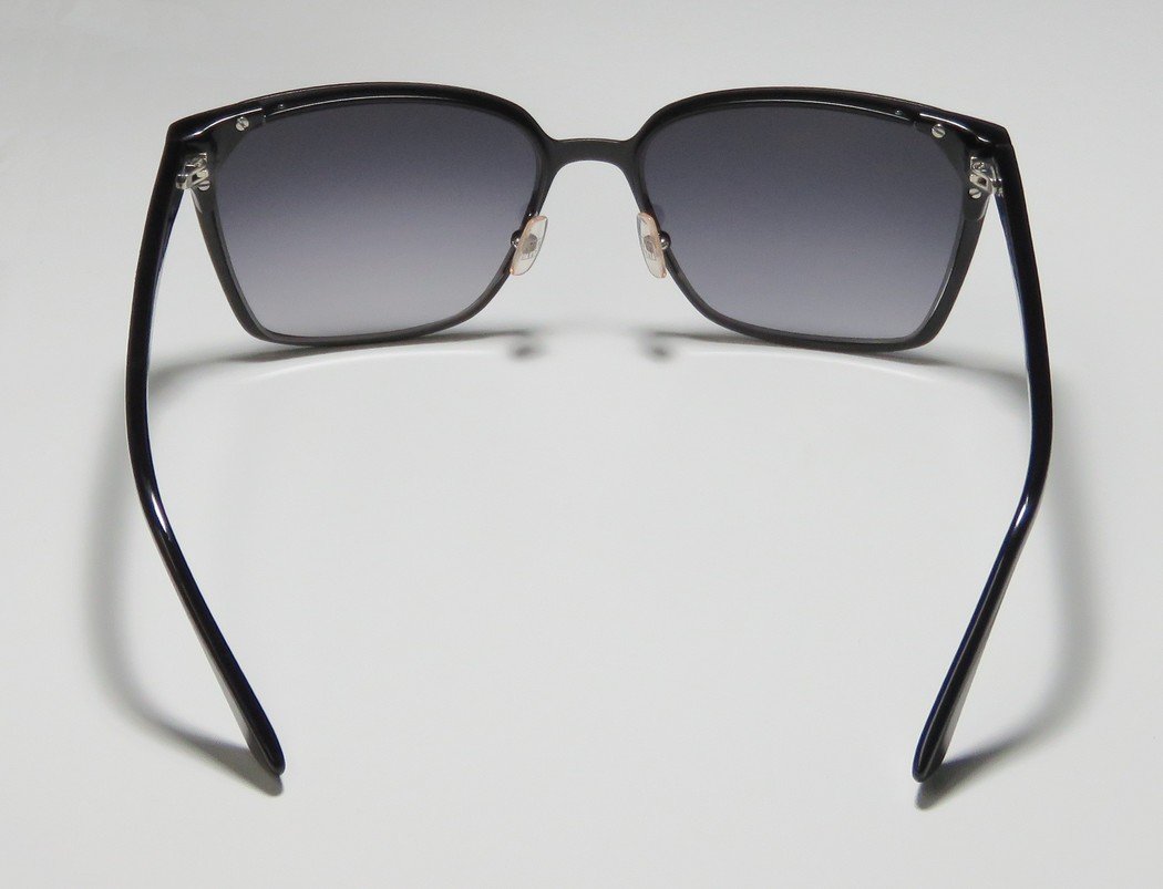 Vera Wang PETALINE Sunglasses 57mm - Classic Black Cat Eye Frame for Women | Perfect for Outdoor Activities, Beach, Driving & Fashion Accessories