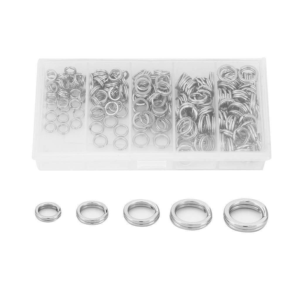 Yosoo High Tensile Fishing Split Shot Sinkers - 200pcs Lead Weights for Freshwater & Saltwater Fishing - Perfect for Bass, Trout, and Panfish Angling