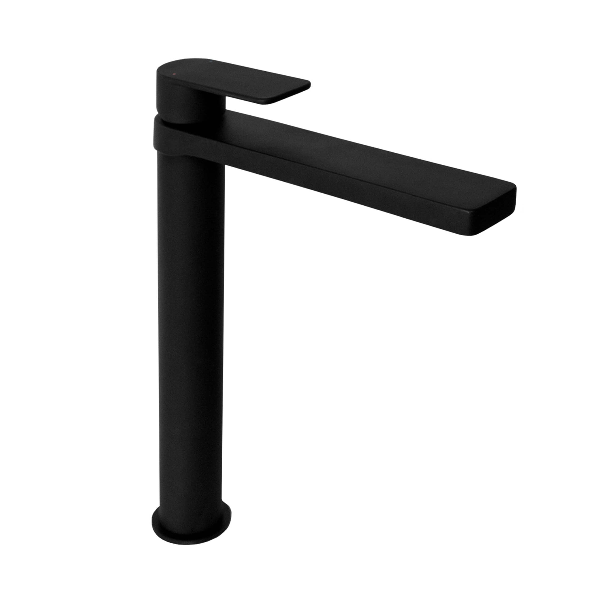 ADP Cosmopolitan Extended Basin Mixer Tap - Matte Black Finish for Modern Bathroom Sink Faucet - Perfect for Home, Hotel, and Commercial Use