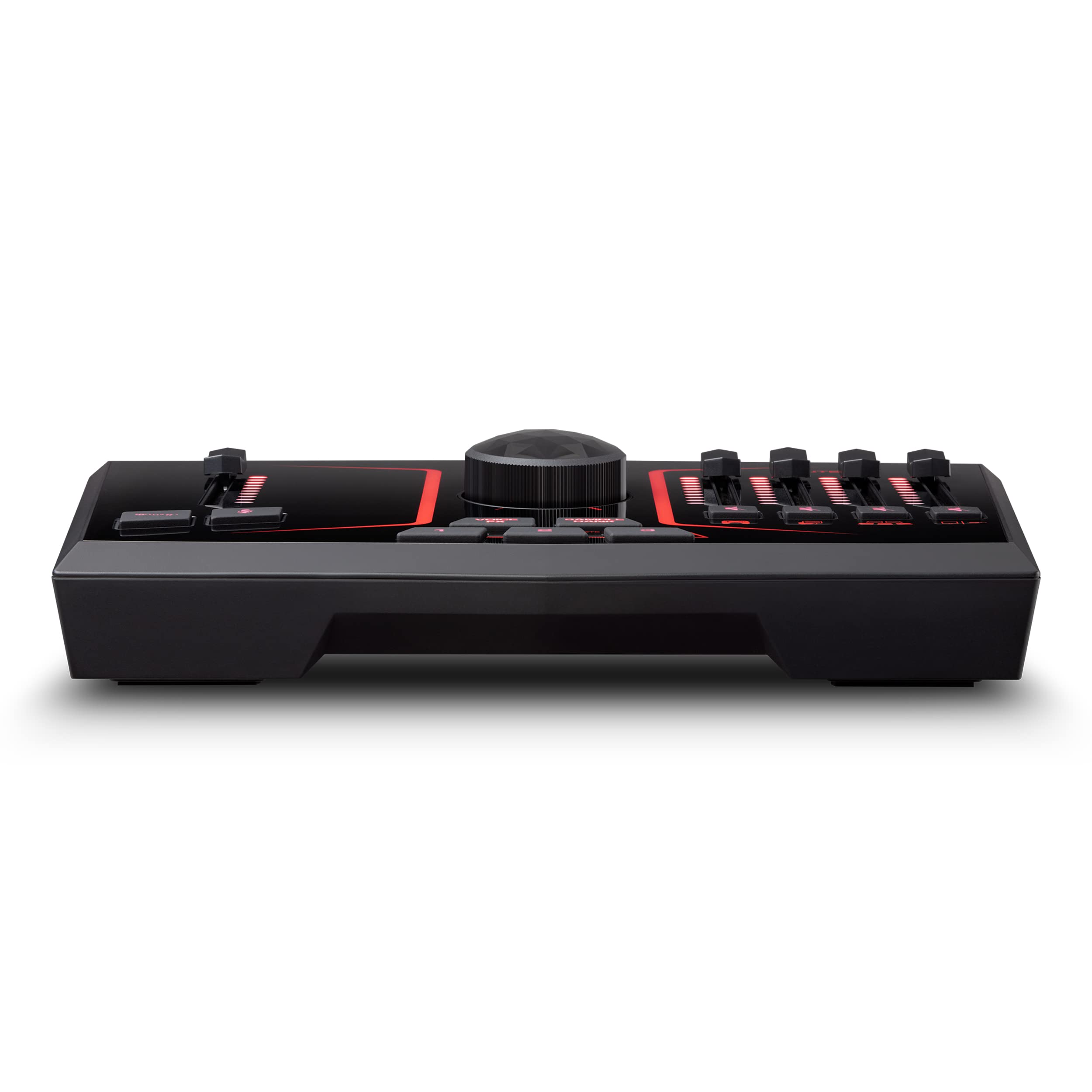 Solo USB Audio Interface Mixer for Streaming & Gaming - XLR Mic Input, Optical Input, Voice Effects, Sampler, LED Lights & Software - Perfect for Podcasting, Live Streaming & Music Production