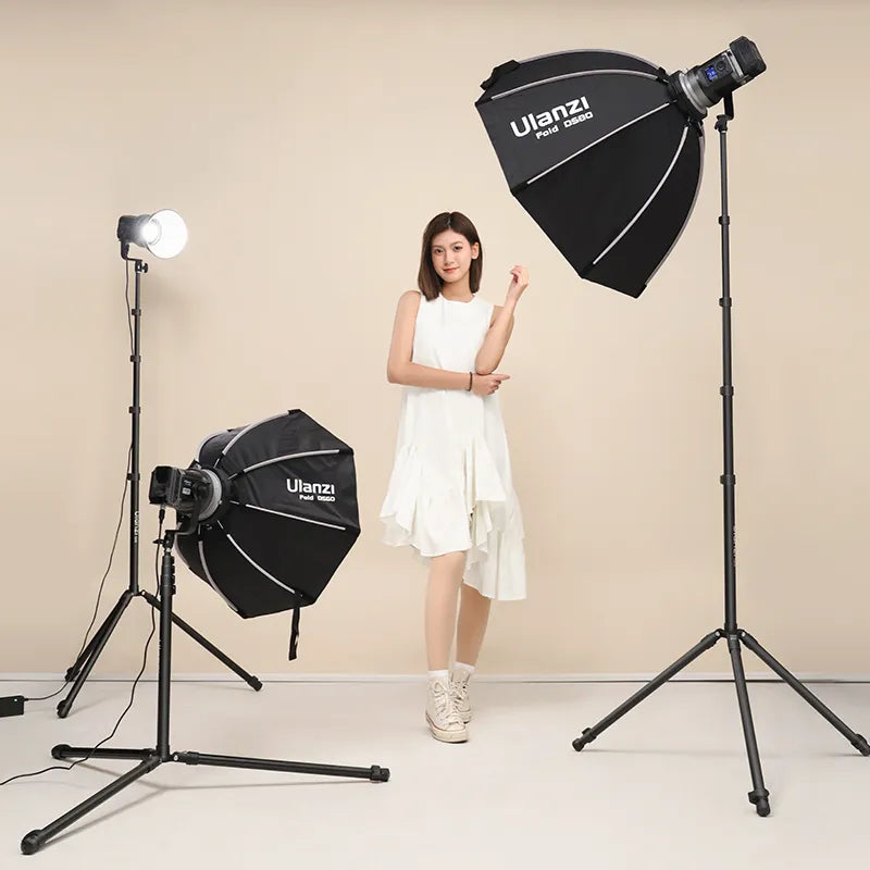 Ulanzi T270 2.7M Professional Aluminum Light Stand with T097 Mount - Perfect for Photography, Videography, and Studio Lighting