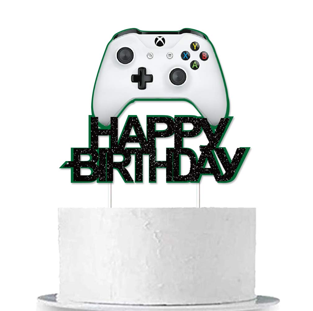 Custom Watercolor Video Game Cake Topper - Handmade Birthday Party Decoration for Gamers | Perfect for Gaming Themed Cakes, Cupcakes & Desserts