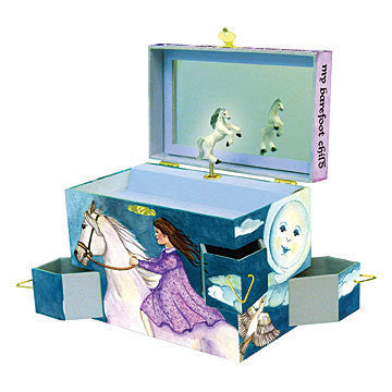 Discover Your World Music Box - Enchantmints Hand-Cranked Musical Jewelry Box - Perfect for Birthday Gifts, Wedding Favors & Home Decor