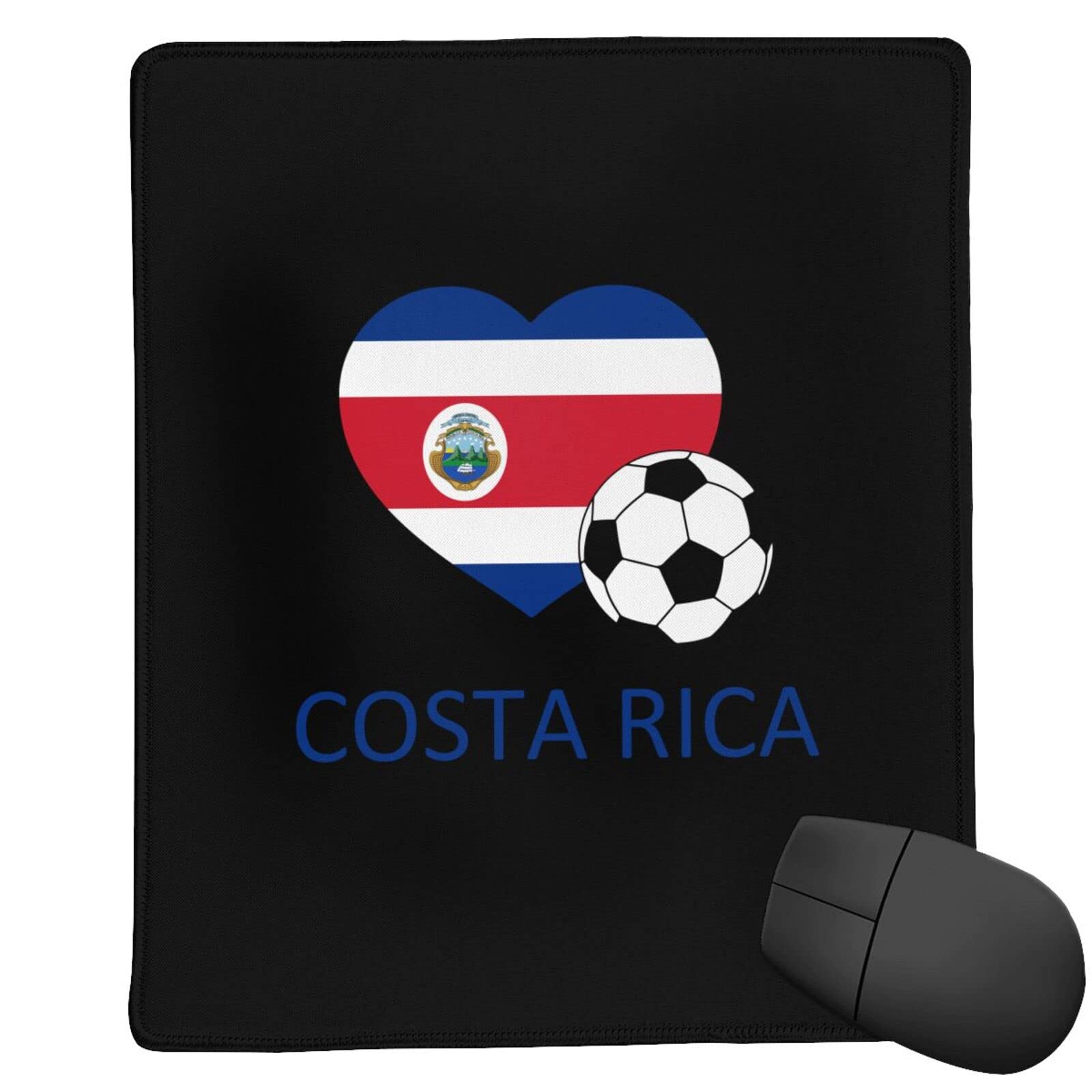 **Costa Rica Soccer Mouse Pad 25x30cm - Non-Slip, Durable & Thickened Desk Mat for Office, Gaming & Home Use**