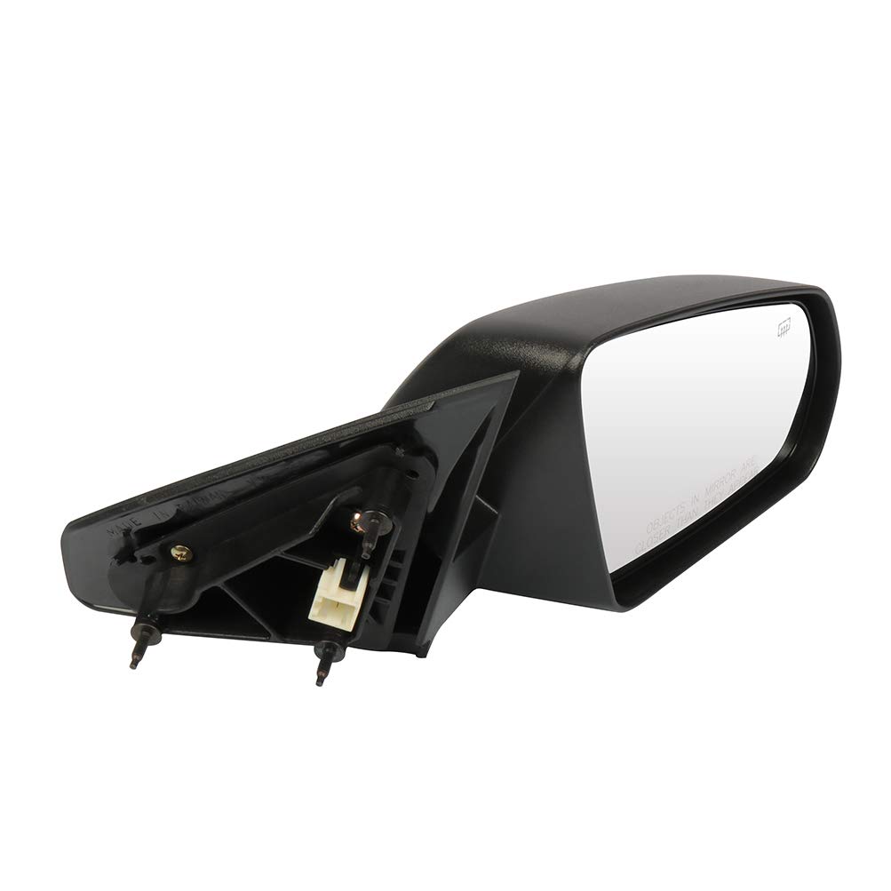 Power Heated Side View Mirror for 2008-2014 Dodge Avenger - Passenger Side, Textured Glass, Power Adjustable, Non-Folding - Perfect for Winter Driving and Enhanced Visibility