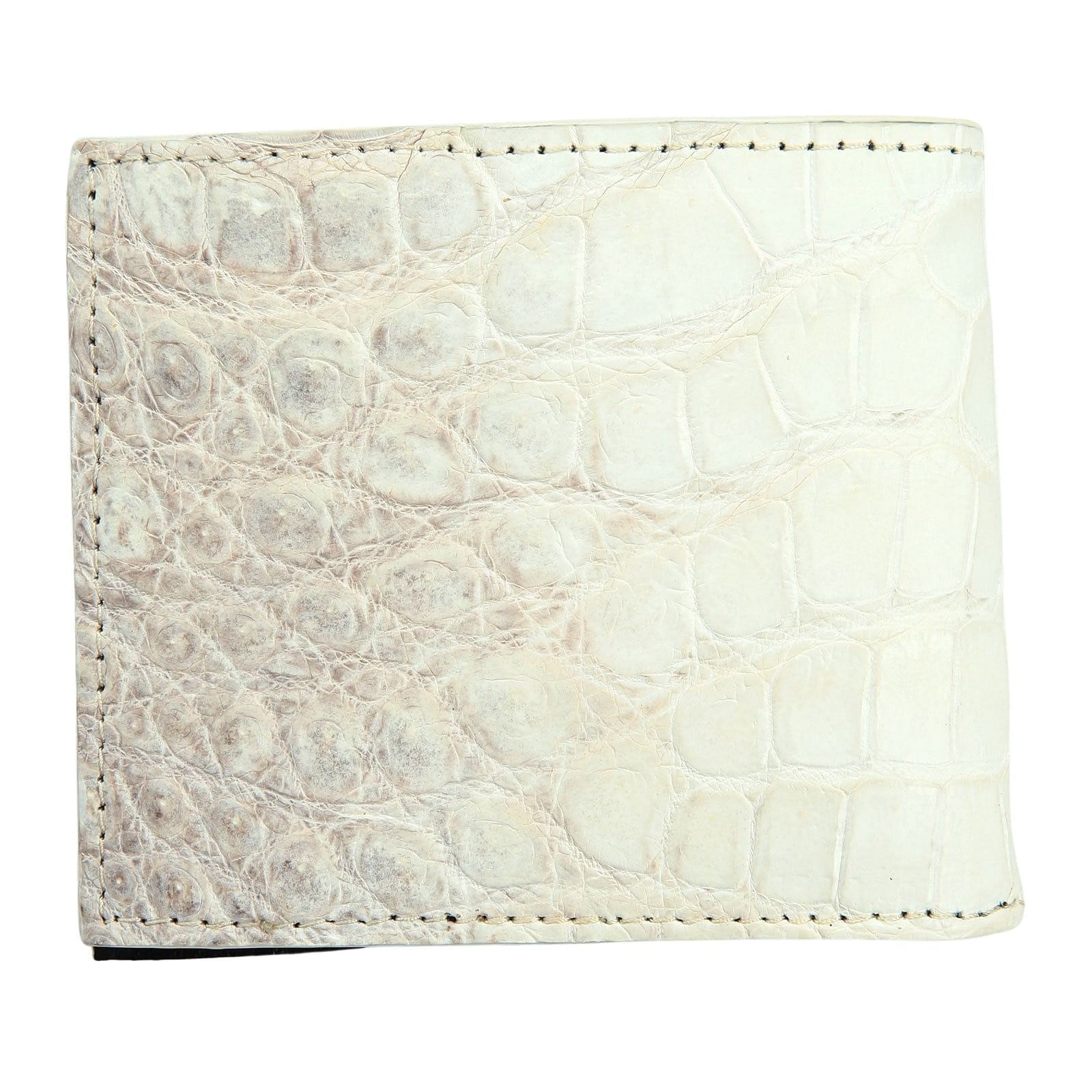 Luxury Genuine White Crocodile Leather Wallet for Men - Premium Designer Money Clip Billfold - Perfect for Business, Gifts & Formal Occasions