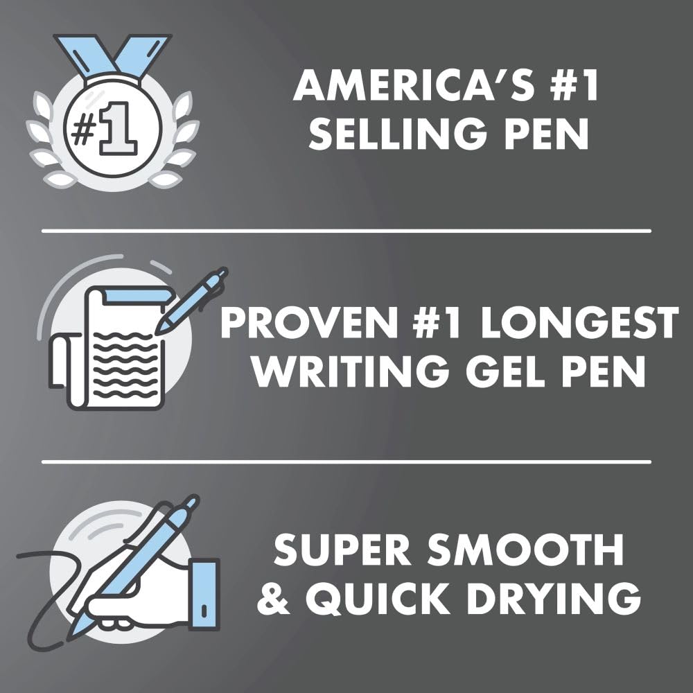 Pilot G2 Premium Gel Roller Pens 0.7mm Fine Point - Navy Blue 12-Pack for Office, School & Note Taking - Smooth Writing Gel Ink Pens for Professionals & Students