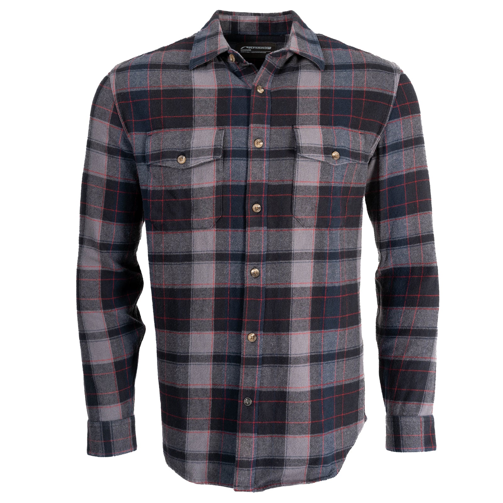 Men's Gatlin Flannel Shirt - Soft & Comfortable Plaid Long Sleeve Button Down for Casual Wear, Outdoor Activities & Fall Fashion