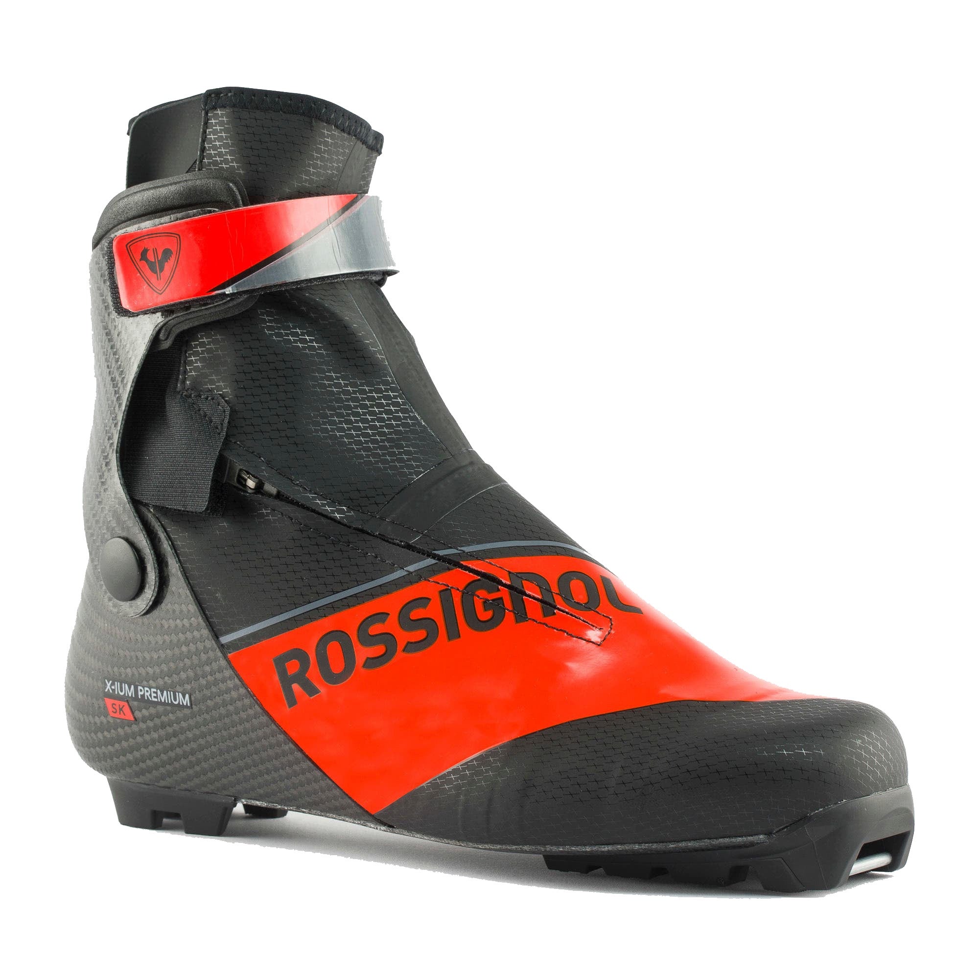 Rossignol 2023 X-IUM Carbon Premium Skate Boot - High Performance Men's/Women's Cross Country Ski Boots for Racing & Training | Lightweight Carbon Fiber Construction