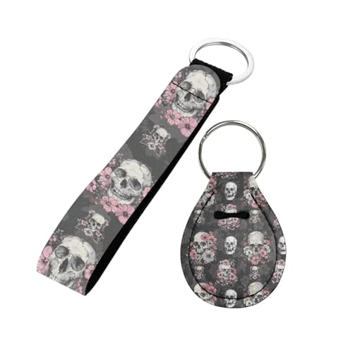 Skull Flower Print