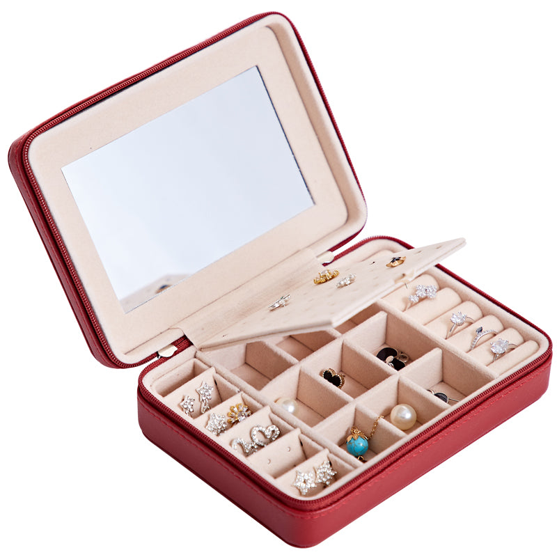 Multifunctional Jewelry Storage Box for Earrings, Rings & Necklaces - Perfect for Travel, Home Organization & Gift Giving