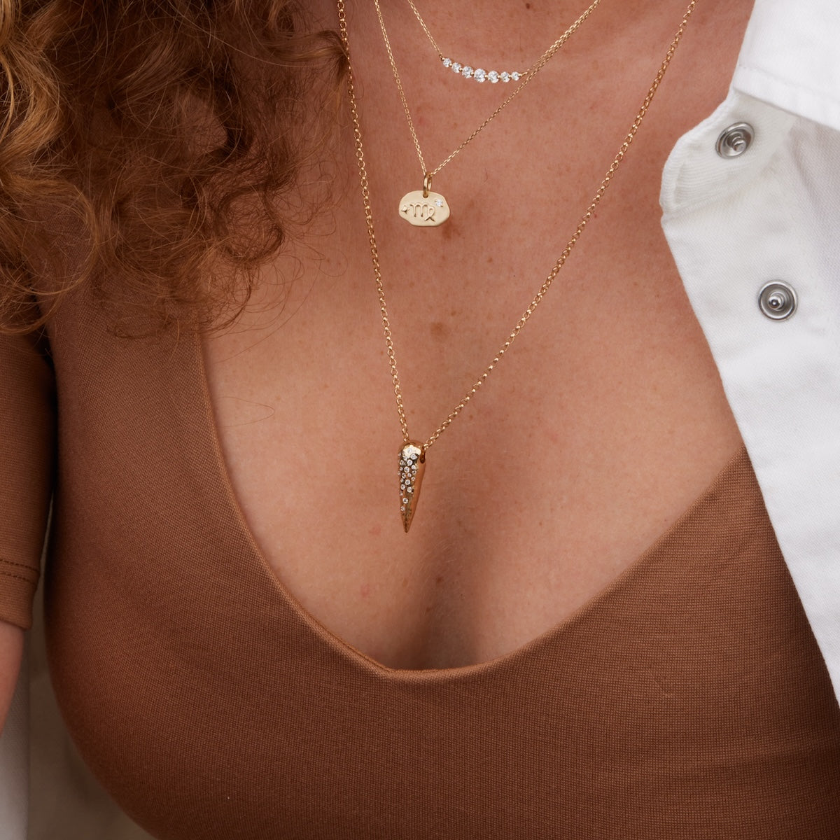Exquisite Rough Diamond Necklace - Handmade Jewelry for Women - Perfect for Weddings, Parties & Special Occasions