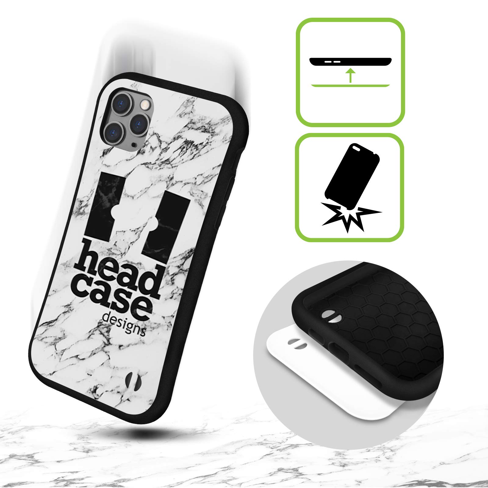 Alchemy Gothic Skull Hybrid Case for iPhone 12/12 Pro - Officially Licensed Phone Cover with Unique Skull Patterns | Perfect for Gothic Lovers, Halloween Costumes, and Dark Aesthetic Accessories