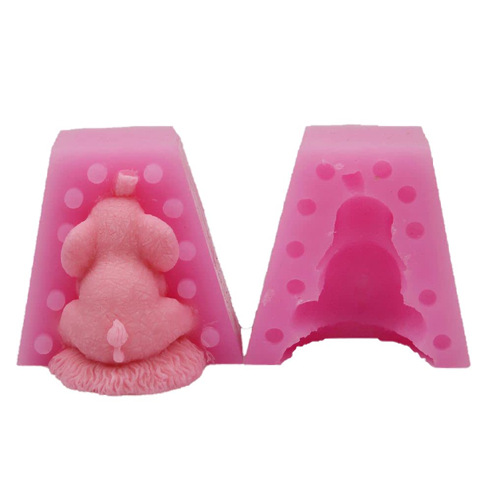 Premium 3D Elephant Silicone Molds for Baking - Cupcake, Soap, Jelly, Chocolate, Brownie & Pudding Making - Perfect for DIY Crafts, Home Baking & Party Desserts