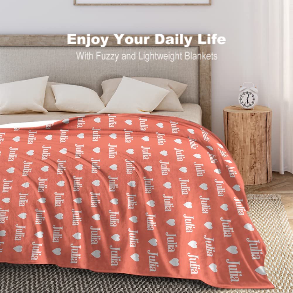 Personalized Yoke Style Blankets for Kids & Adults - Custom Name Baby Blanket, Gift for Mom on Christmas, Birthday, Valentine's Day | Cozy Home Decor, Nursery Essential, Thoughtful Present for Special Occasions