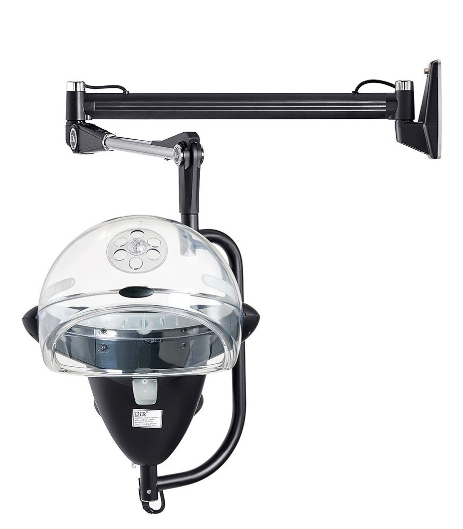 Professional Ion Wall Mounted Hair Steamer for Salon & Home Use - Deep Conditioning Treatment for Dry, Damaged Hair - Perfect for Hydration & Styling