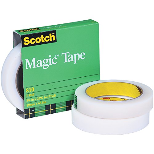 3M Scotch® 810 Magic Permanent Tape - 3/4