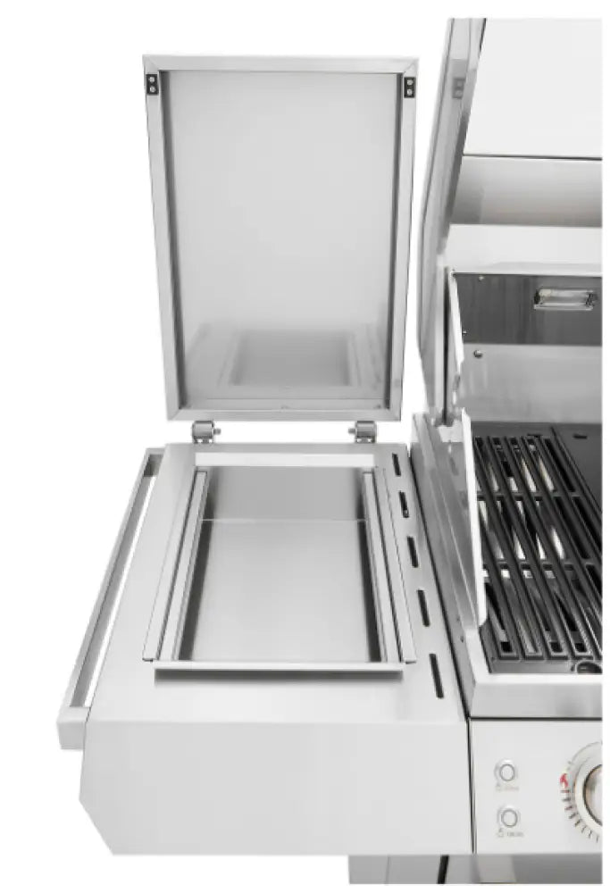 BeefEater BMF7655SA 7000 Premium 5 Burner Gas Grill with Side Burner - Outdoor BBQ Grill for Backyard, Patio, and Camping Cooking