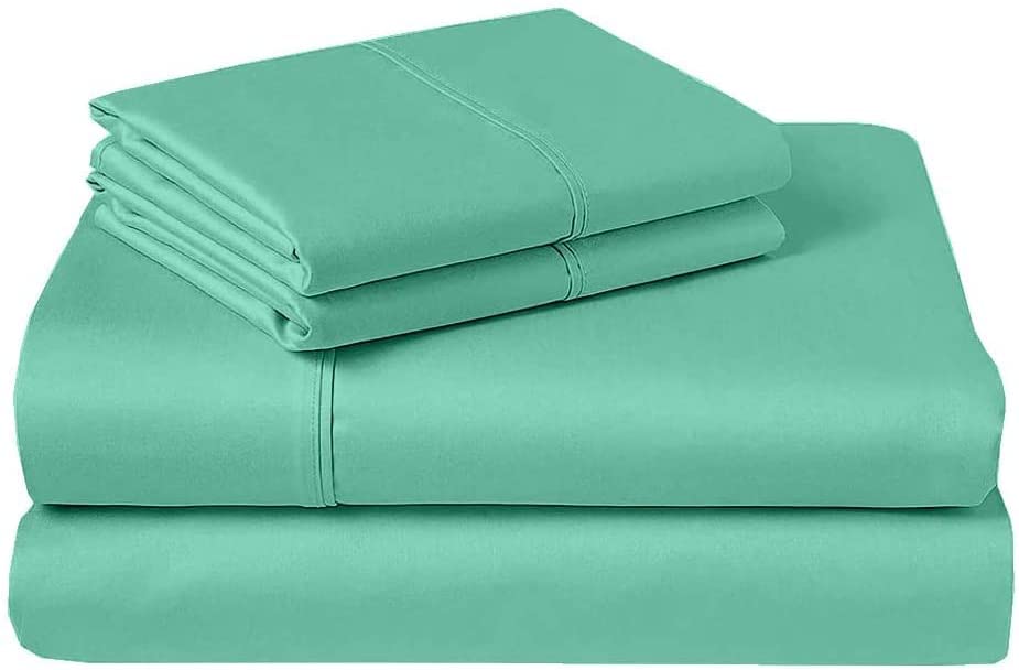 Short Queen RV Sheets Set - 100% Egyptian Cotton, 15