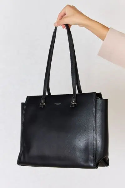 David Jones Medium Work Tote Bag for Women - Professional Laptop Bag with Spacious Compartment | Perfect for Office, Business Travel & Daily Commute