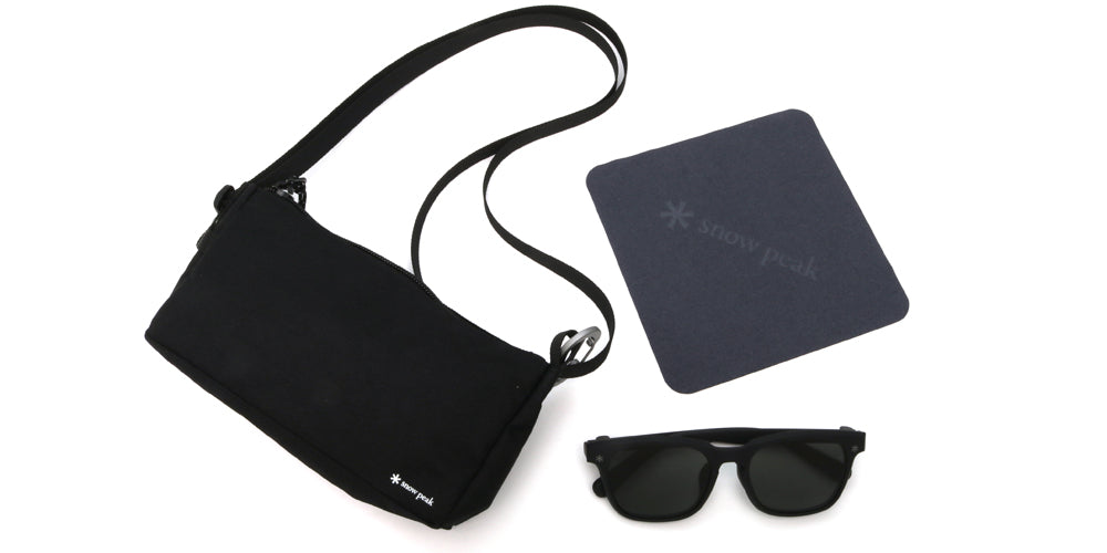 JINS x Snow Peak JINS Switch Flip Up 015 Sunglasses - Lightweight Polarized Outdoor Sports Glasses for Hiking, Cycling, and Driving