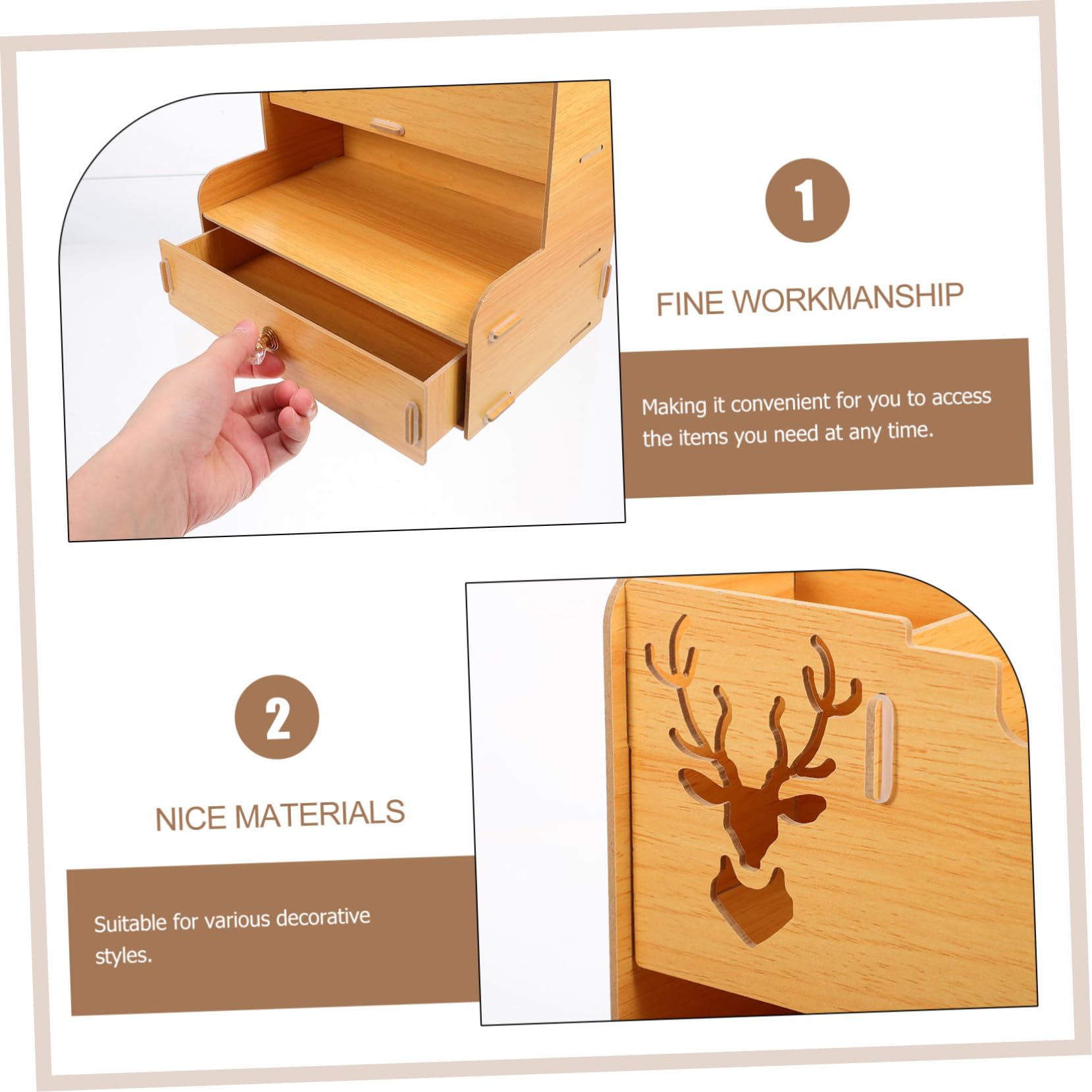 STOBOK Pen Holder Organizer for Office & Home Desk Storage