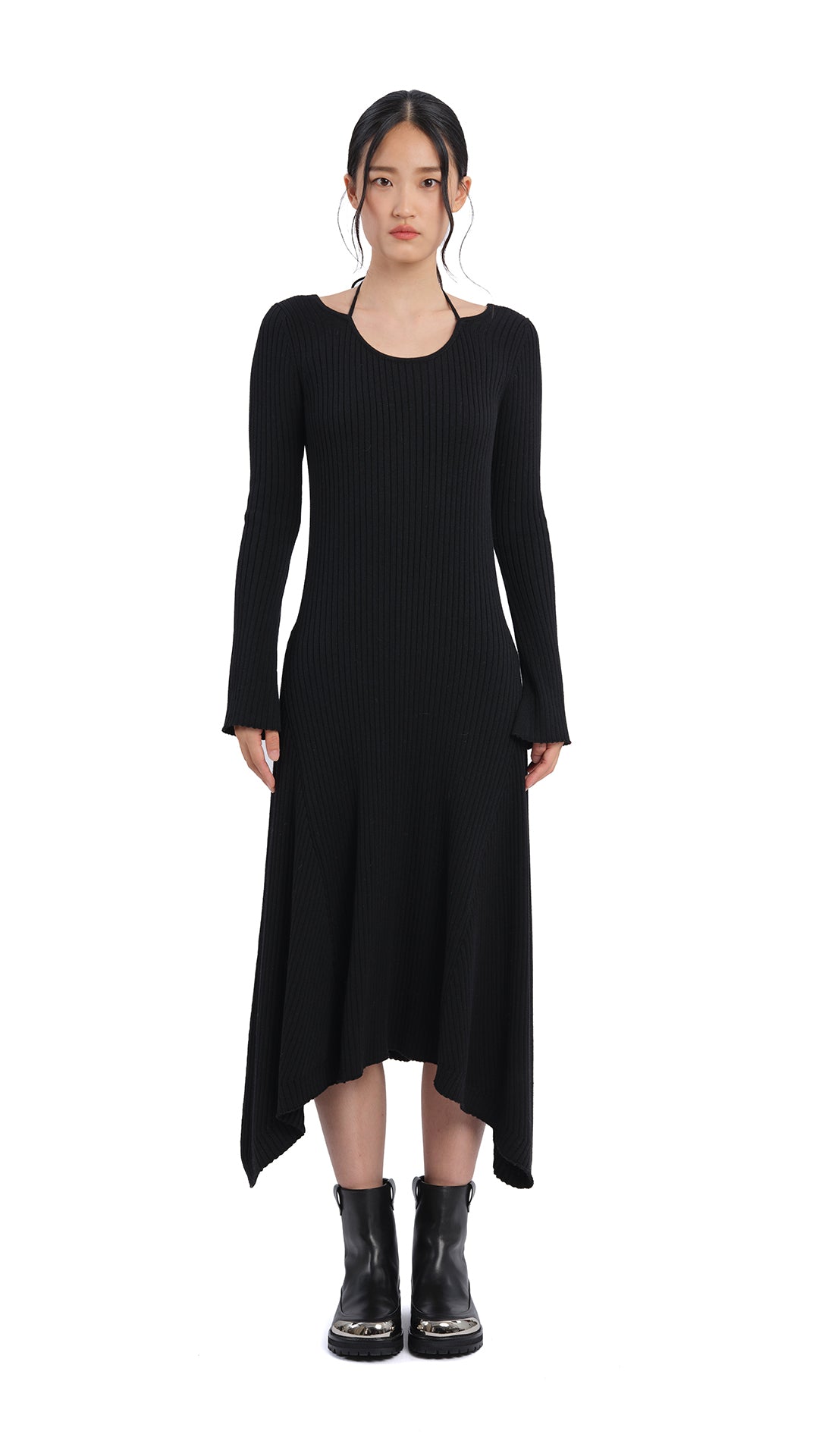 Women's Cozy Knit Sweater Dress - Long Sleeve Winter Tunic Pullover for Casual Outfits & Holiday Parties | Soft Warm Dresses for Fall, Christmas, and Office Wear