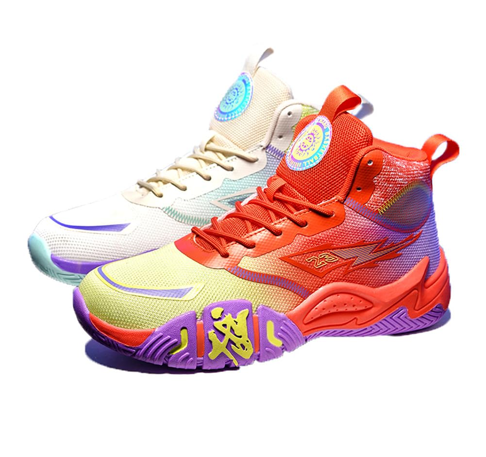 YAXE Unisex High-Top Sneakers for Running, Tennis & Basketball - Stylish & Comfortable Athletic Shoes for Men & Women - Perfect for Gym, Workouts & Casual Wear
