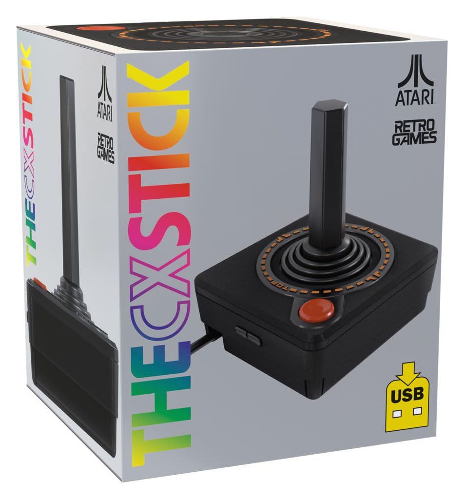 Retro Gaming Joystick - THECXSTICK Classic Arcade Controller for PC & Raspberry Pi | Perfect for Retro Gaming, Emulation & DIY Arcade Projects