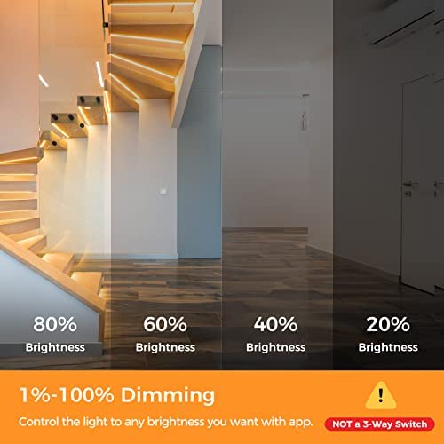 Refoss Smart Dimmer Switch 2 Pack - Single Pole WiFi Light Switch with Neutral Wire Required, Works with Apple HomeKit, Alexa & Google Assistant, FCC/ETL Certified for Home Automation - Perfect for Living Room, Bedroom & Smart Home Lighting Control