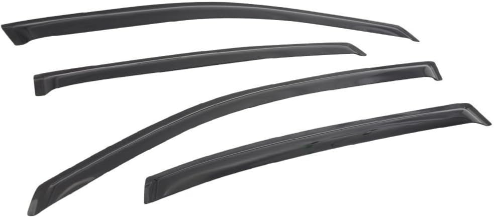2000-2005 Chevy Impala Window Visors - Tape-On Side Window Deflectors, Ventshade Rain Guards for Cars & Trucks | Reduce Wind Noise & Block Rain While Driving