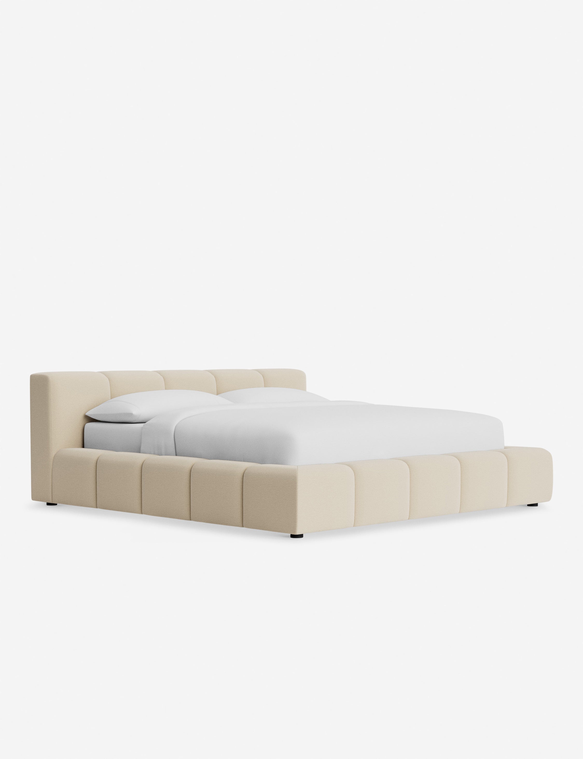 Cambry Platform Bed Frame - Queen Size, Modern Minimalist Wooden Bed with Sturdy Slat Support, Perfect for Bedroom, Guest Room & Small Spaces
