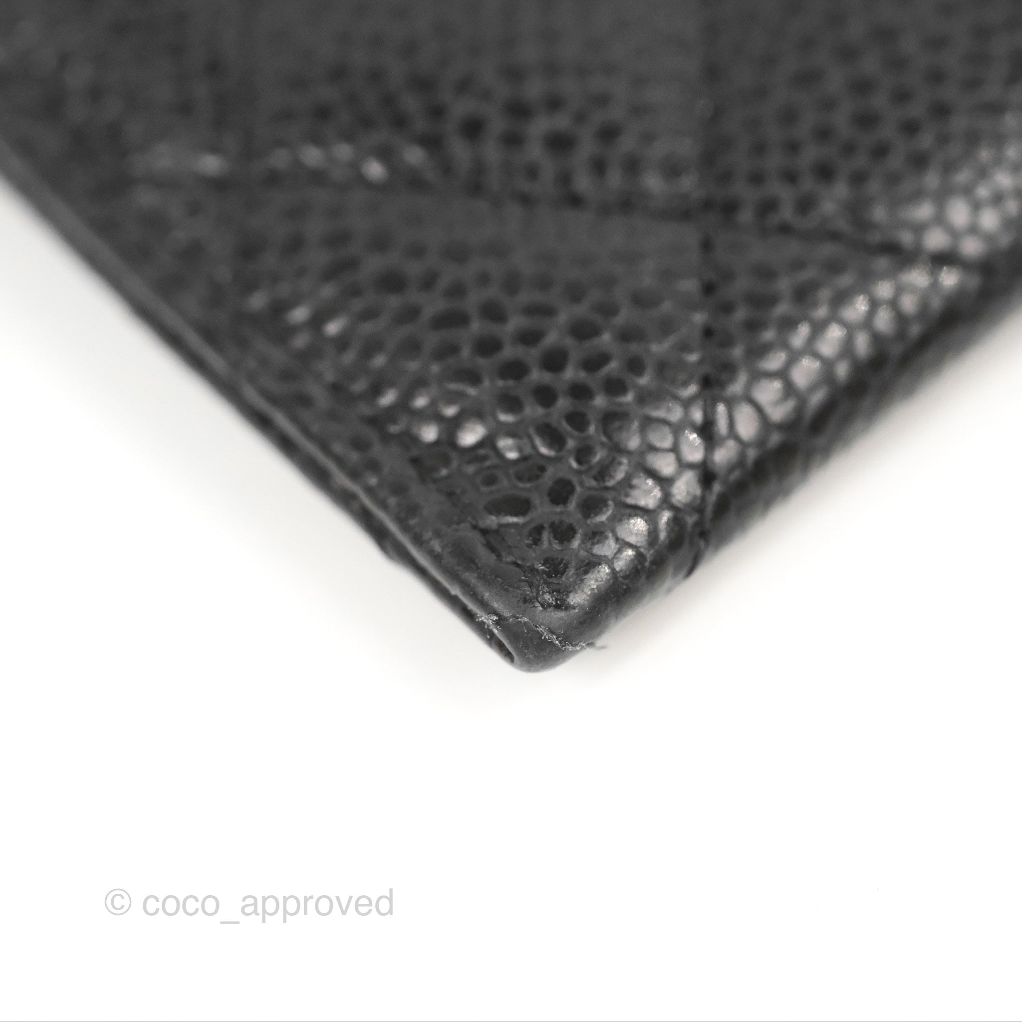Chanel Classic Flat Card Holder in Black Caviar Leather with Gold Hardware - Perfect for Everyday Use & Luxury Gift Giving