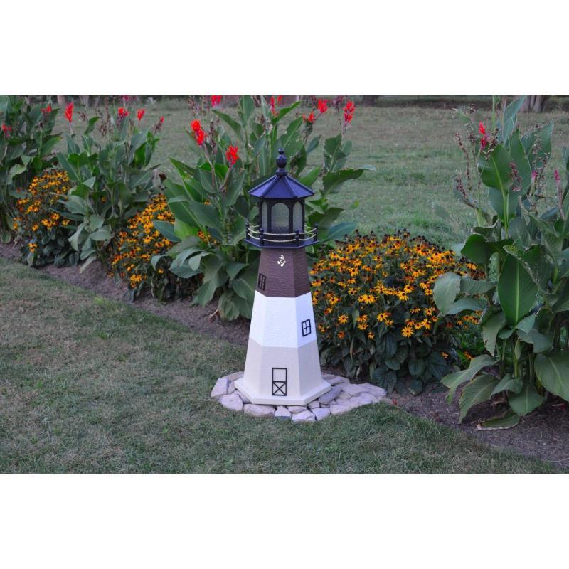 Authentic Oak Island North Carolina Lighthouse Replica - Coastal Decor, Nautical Gift, Home & Office Display for Beach House & Maritime Enthusiasts
