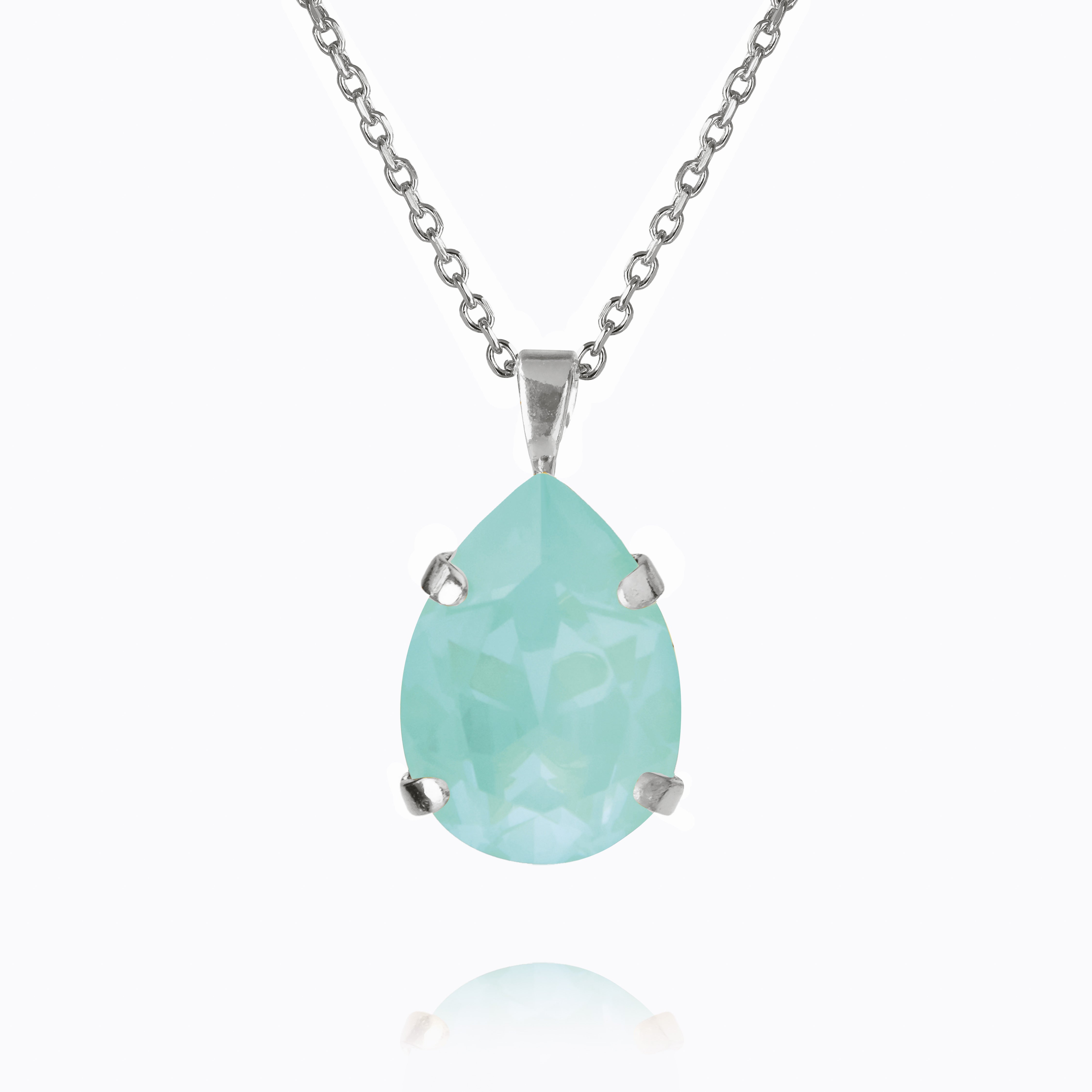 Mini Drop Necklace - Dainty Soft Mint Green Pendant for Women | Perfect for Everyday Wear, Gift Giving & Special Occasions