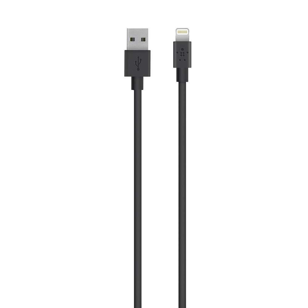 Belkin Lightning to USB ChargeSync Cable 6.56ft - Fast Charging Sync Cable for iPhone iPad iPod & MacBook - Perfect for Home Office Travel & Car Charging