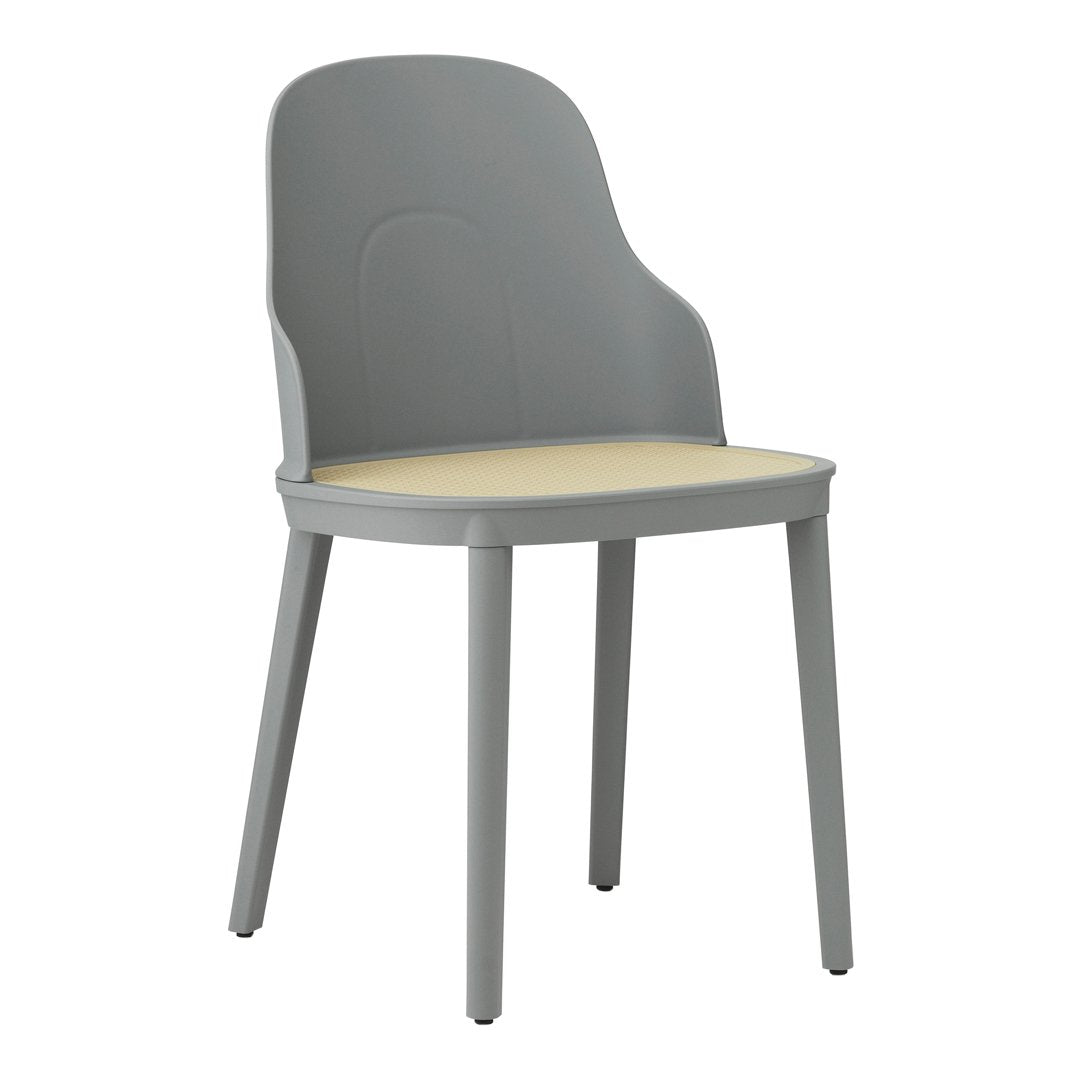 Allez Modern Dining Chair with Woven Wicker Seat - Comfortable & Stylish for Kitchen, Dining Room, or Patio