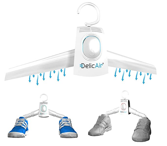 Delicair Portable Air Purifier with HEPA Filter - Compact & Quiet for Home, Office, Travel | Removes Dust, Pollen, Pet Dander | Ideal for Allergies & Small Spaces