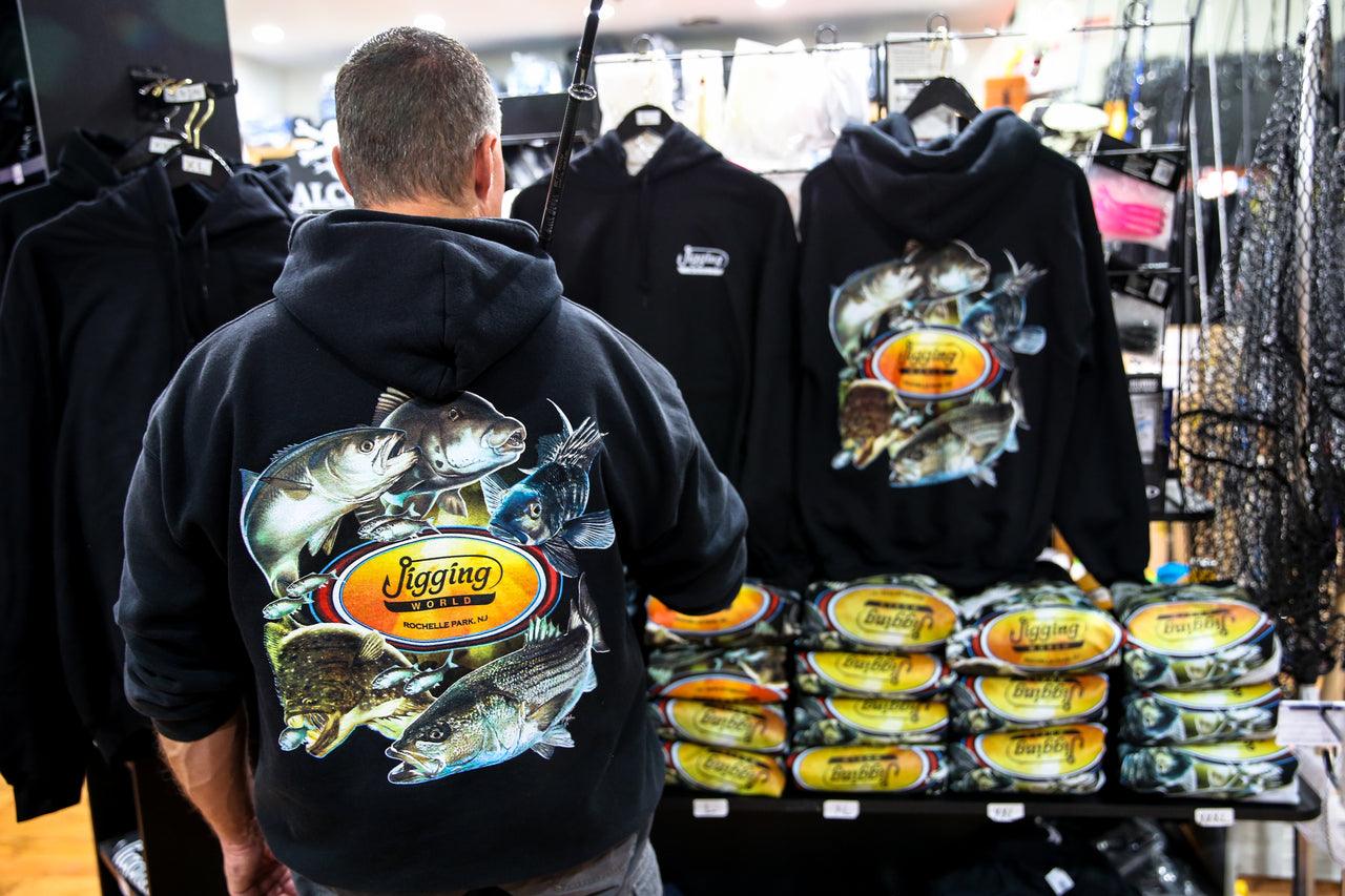 Jigging World Jersey Pride Pullover Hoodies - Comfortable & Stylish Fishing Hooded Sweatshirt for Men & Women - Perfect for Outdoor Activities, Fishing Trips & Casual Wear