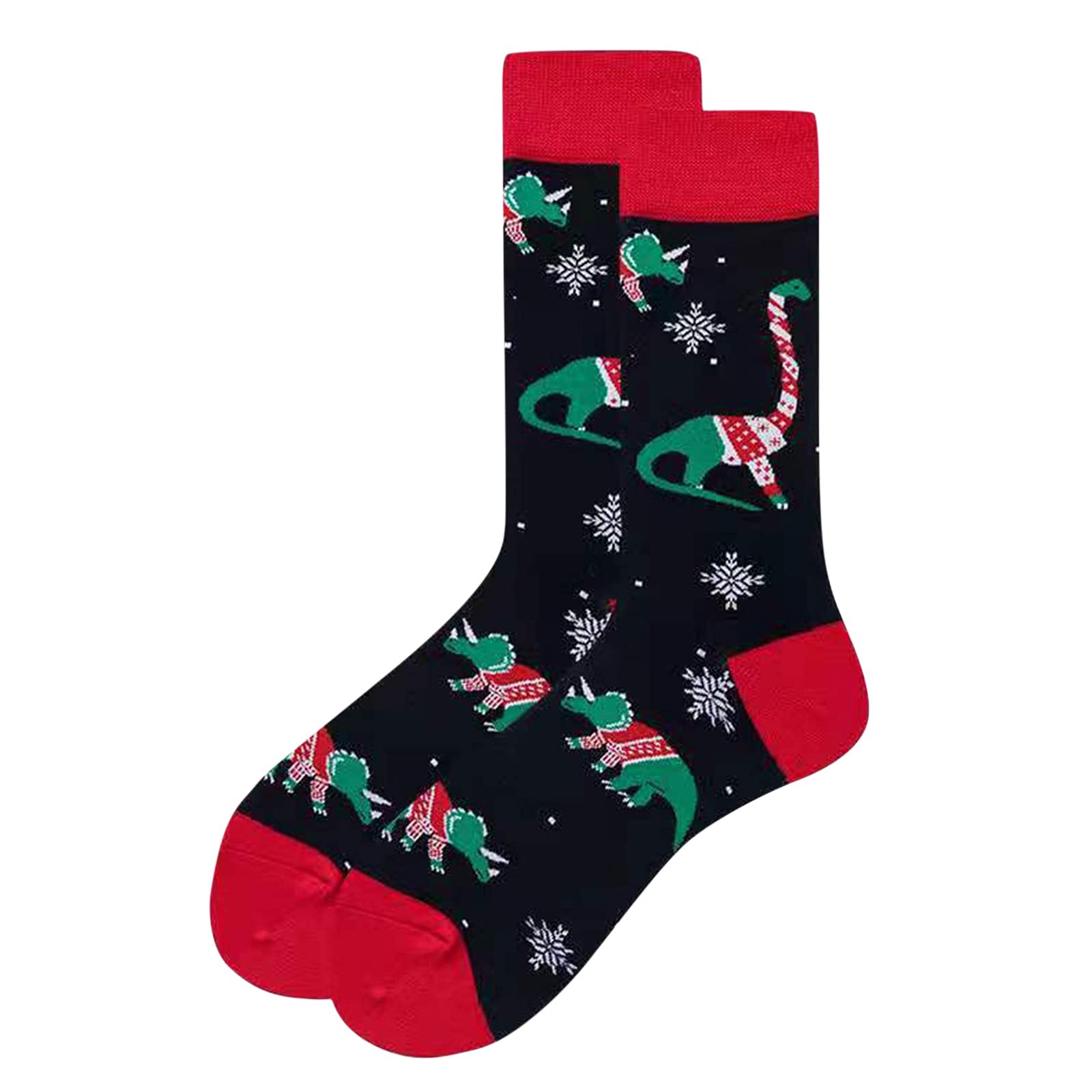 Unisex Printed Tube Socks - Warm Christmas Couple Socks for Men & Women | Perfect for Holiday Gifts, Winter Comfort & Matching Outfits